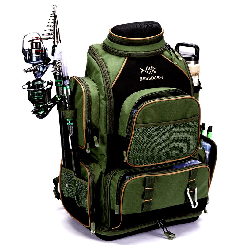 [PROMOÇÃO] Kit Profissional de Pesca Com Mochila, Vara, Carretilha e Acessórios